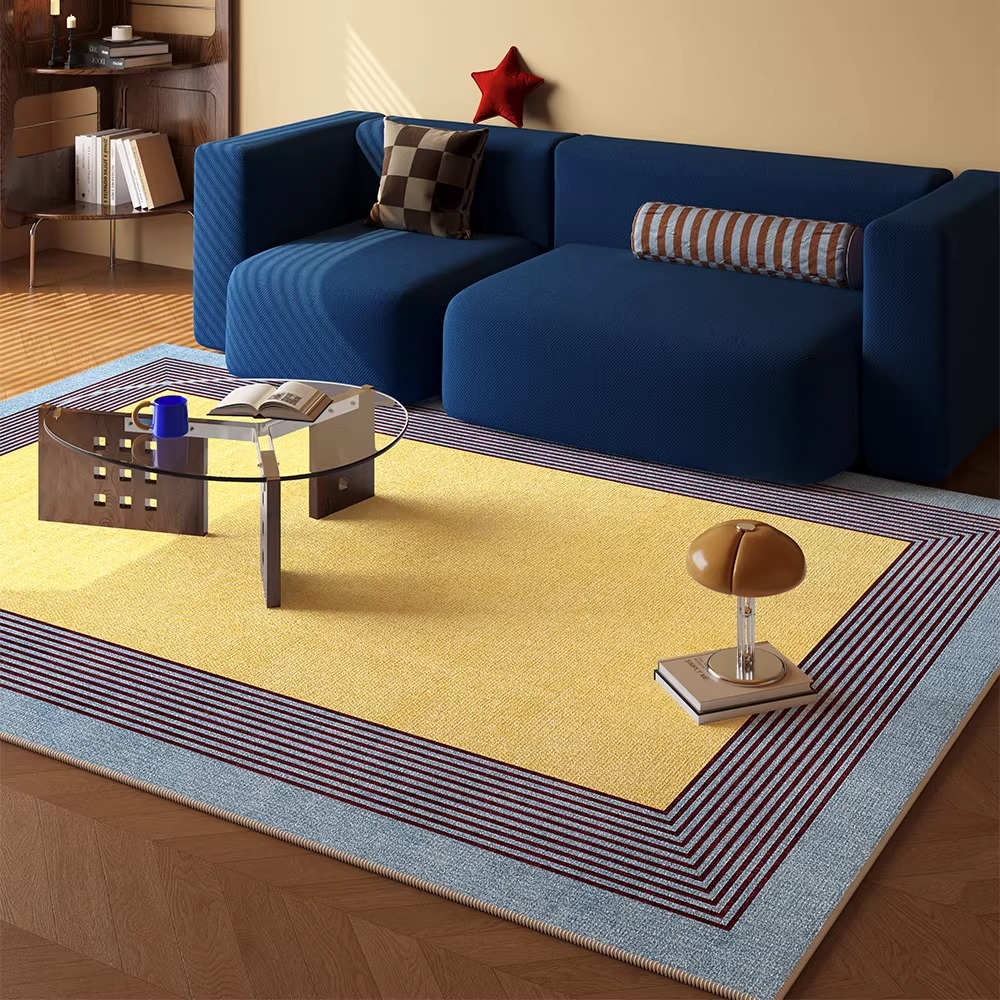 Decor Lighting Online - Karpet Ruang Tamu Mewah Bergaris, Alas