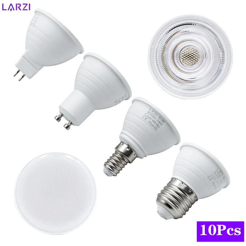 Decor Lighting Hours - 10 Buah Bohlam LED E27/E14 MR16