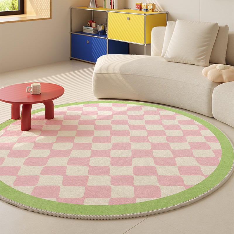 Decor Lighting Online - Karpet Ruang Tamu Mewah Motif Kotak-kotak