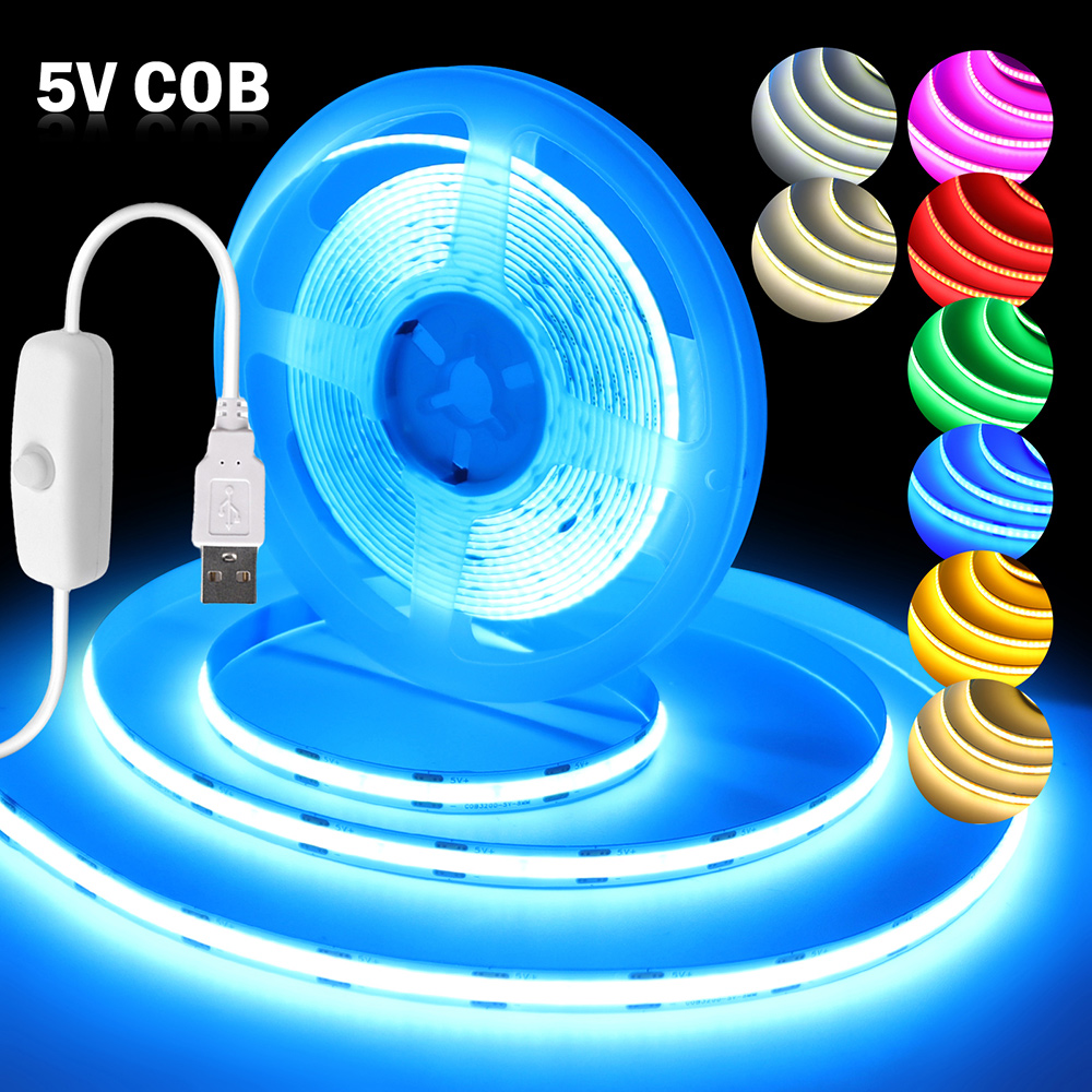 Decor Lighting Hours - 5V USB Switch LED COB Strip