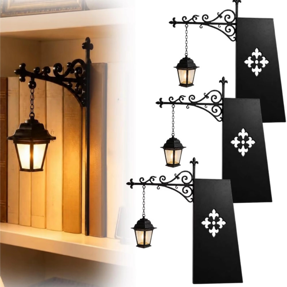 Decor Lighting & Decor Fires Photos - Lampu Hias Rak Buku Gaya Retro,