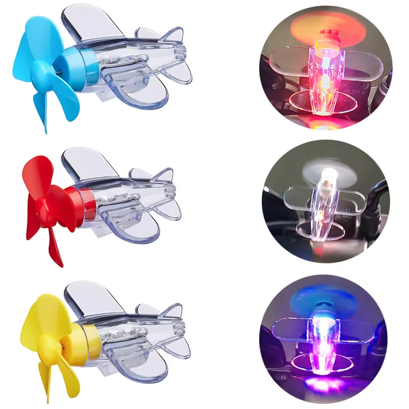 Lighting Decor Ideas - Ornamen Pesawat LED Bertenaga Angin untuk
