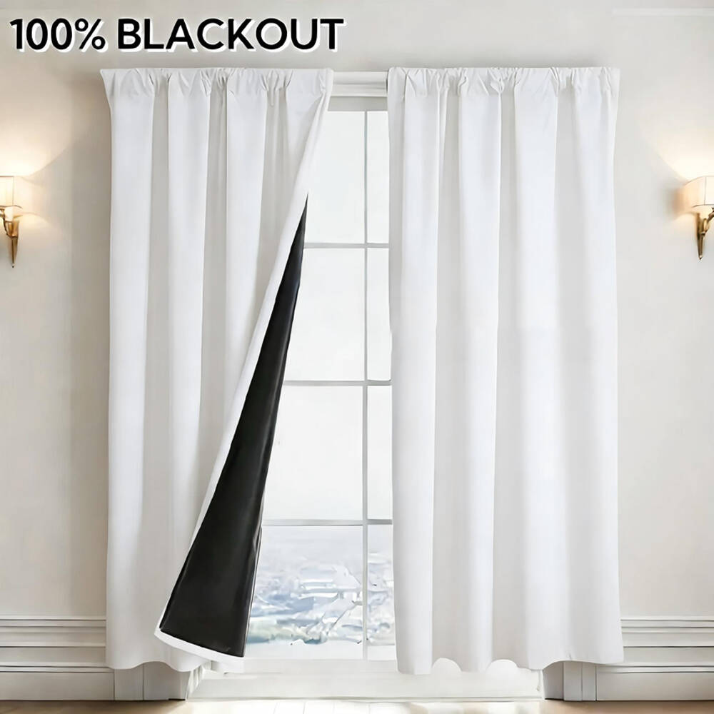 1pc Tirai Blackout 100% dengan - Lighting Decor Ideas ulasan dan harga