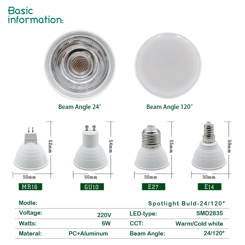 10 Buah Bohlam LED E27/E14 MR1 - Decor Lighting Hours ulasan dan harga