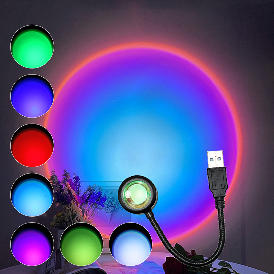 Lampu Proyektor LED USB Sunset - Decor Lighting Hours ulasan dan harga