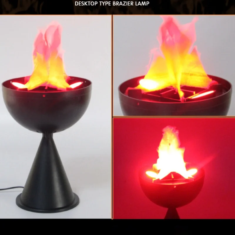 Lampu Api Palsu 3D Simulasi De - Lighting Decor Ideas ulasan dan harga