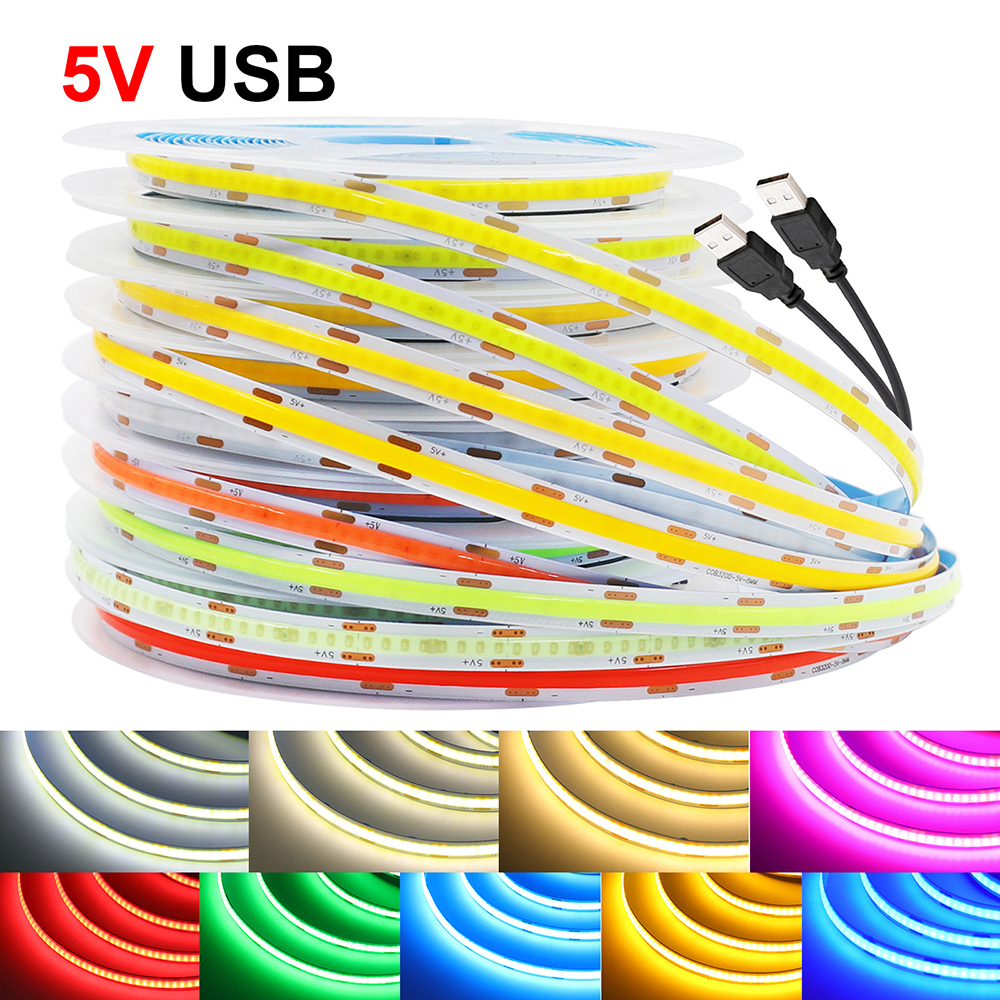 Lampu Strip LED COB DC 5V 320L - Decor Lighting Hours ulasan dan harga