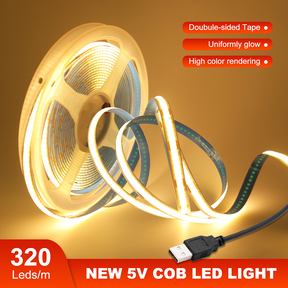 Lampu Strip LED COB DC 5V 320L - Decor Lighting Hours ulasan dan harga