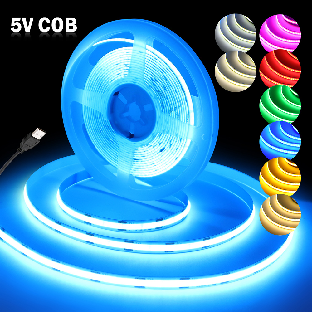 Lampu Strip LED COB DC 5V 320L - Decor Lighting Hours ulasan dan harga