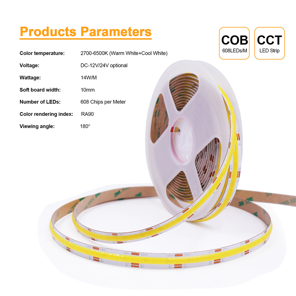 12V 24V COB CCT lampu Strip Le - Decor Lighting Hours ulasan dan harga