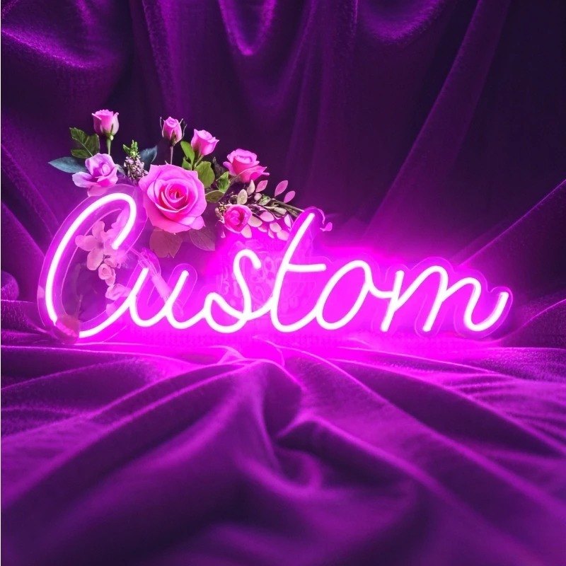 Tanda Neon Nama Kustom-Lampu L - Lighting Decor Ideas ulasan dan harga