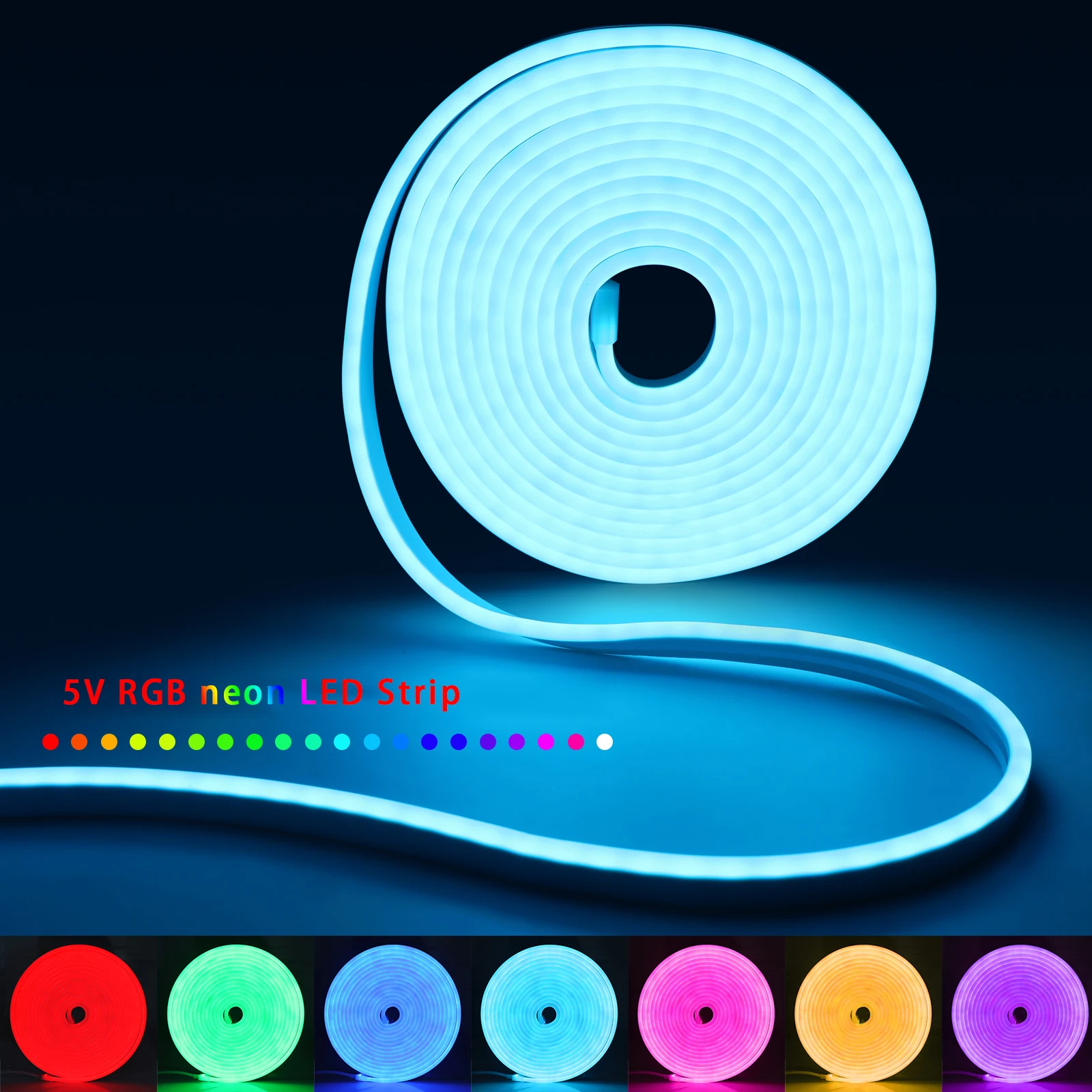 Lampu Strip LED Neon RGB 1-5m  - Lighting Decor Ideas ulasan dan harga